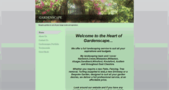 Desktop Screenshot of gardenscapecheshire.com